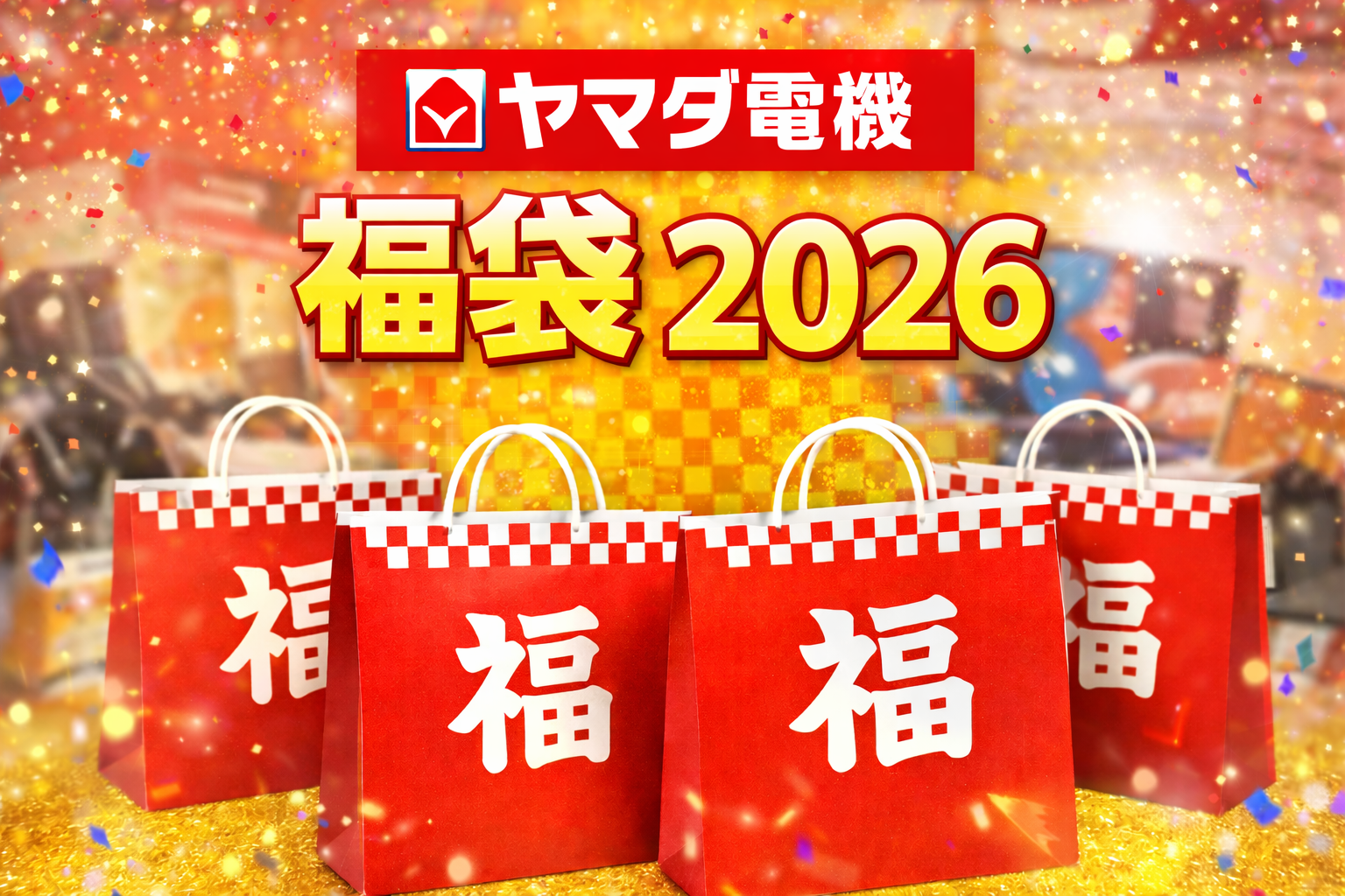 ヤマダデンキ 福袋 2026 のアイキャッチ画像