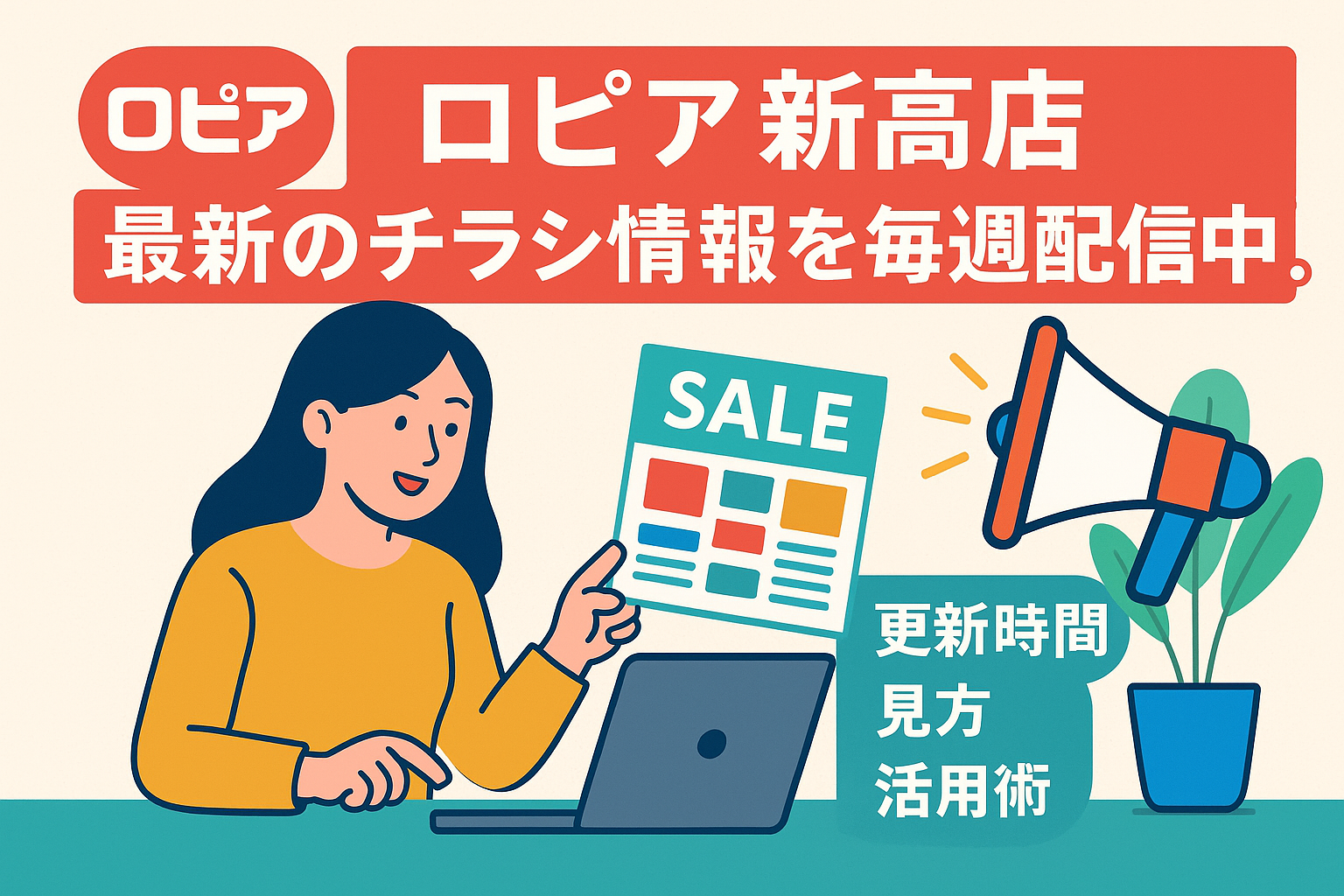 ロピア新高店の最新情報を毎週更新する案内バナー画像