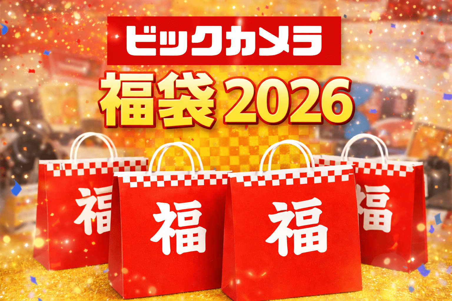 ビックカメラ 福袋 2026 のアイキャッチ画像