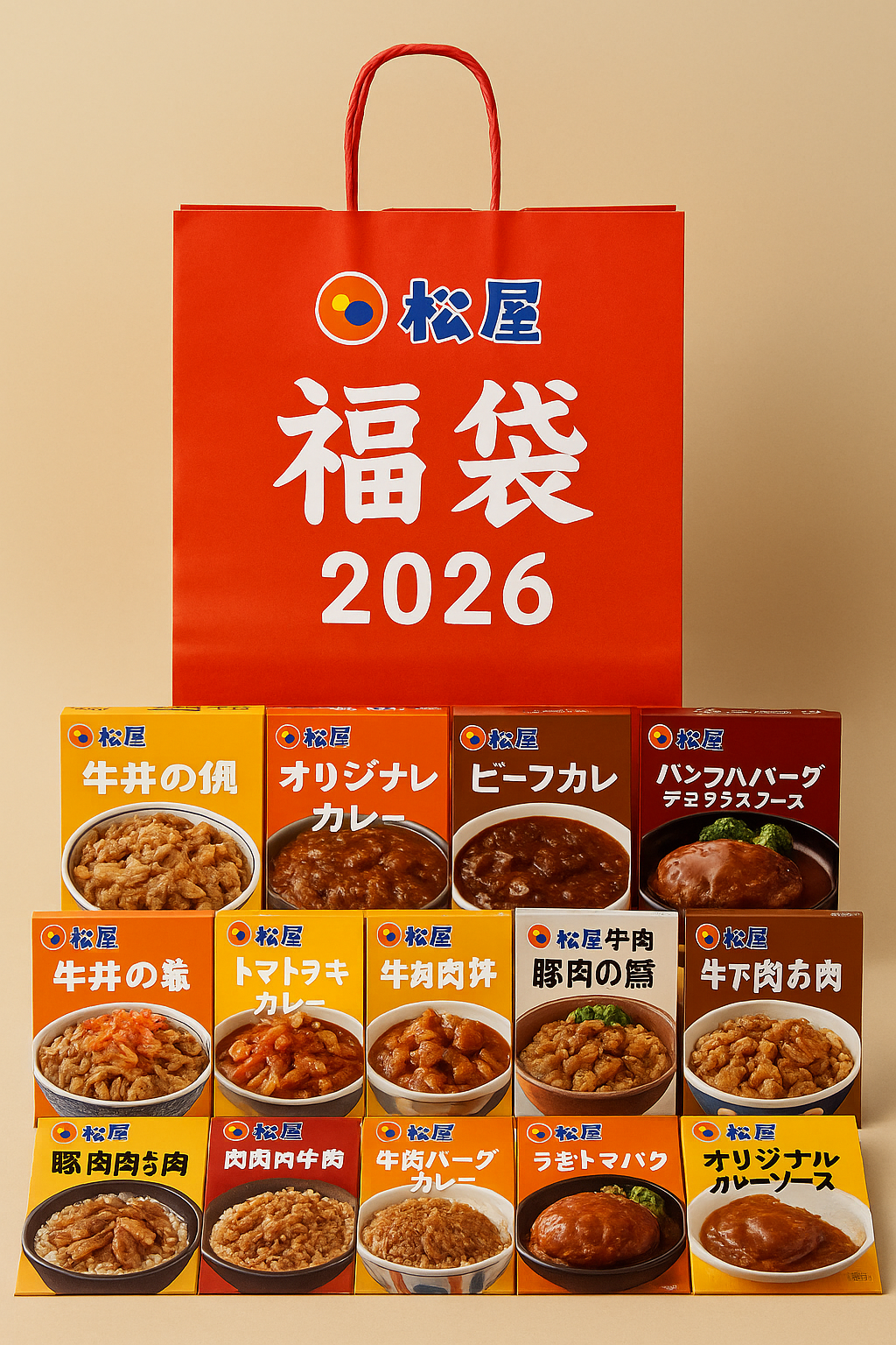 松屋福袋2026の画像